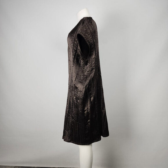 My Soul Brown V-Neck Shirt Dress Size L - Picture 5 of 9